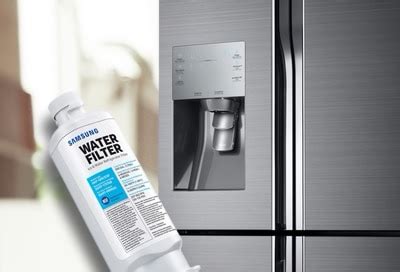 Replace the water filter in your Samsung refrigerator